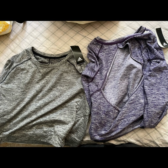 2 for 1 ADIDAS long sleeve workout tops! - Picture 3 of 6